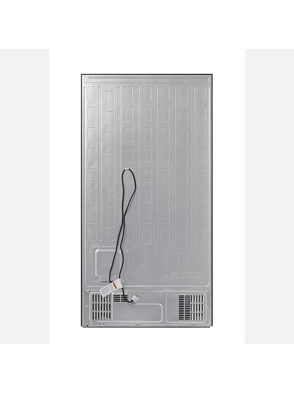 Fridgemaster MS91520DES 90cm Wide, Side-by-Side, American-Style Fridge Freezer - Silver - Image 6